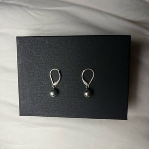 silver dangly earrings